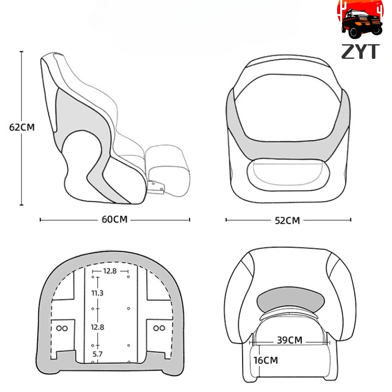 1PC Beyaz ve Gri Lüks Yat Düme - Fishing Boat Seat incelemesi ve fiyatı